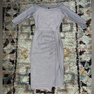 Purple and Silver Dress